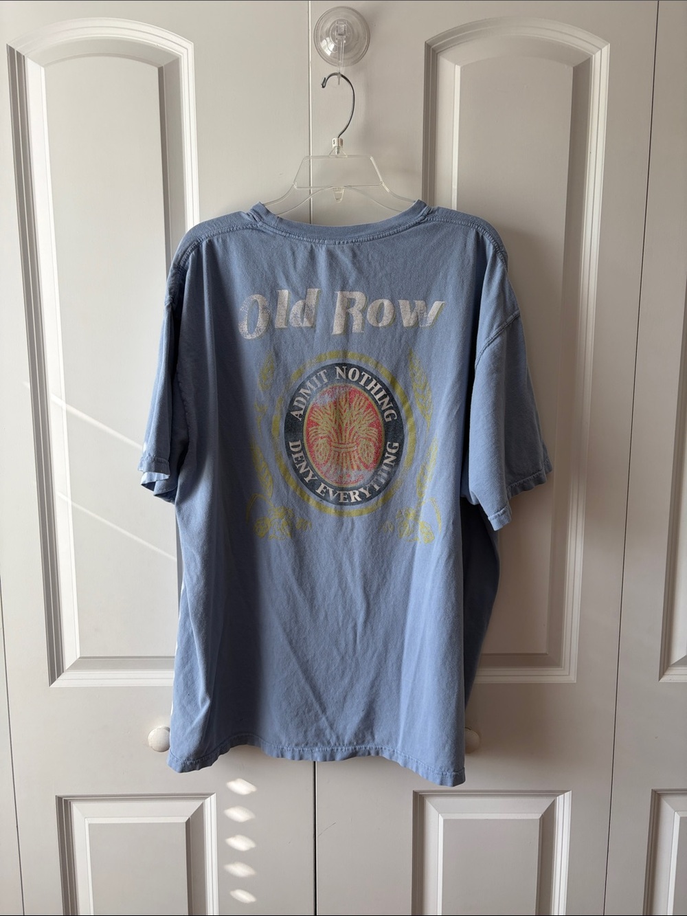 Old Row Men’s Light Blue Graphic Tee Size 2XL